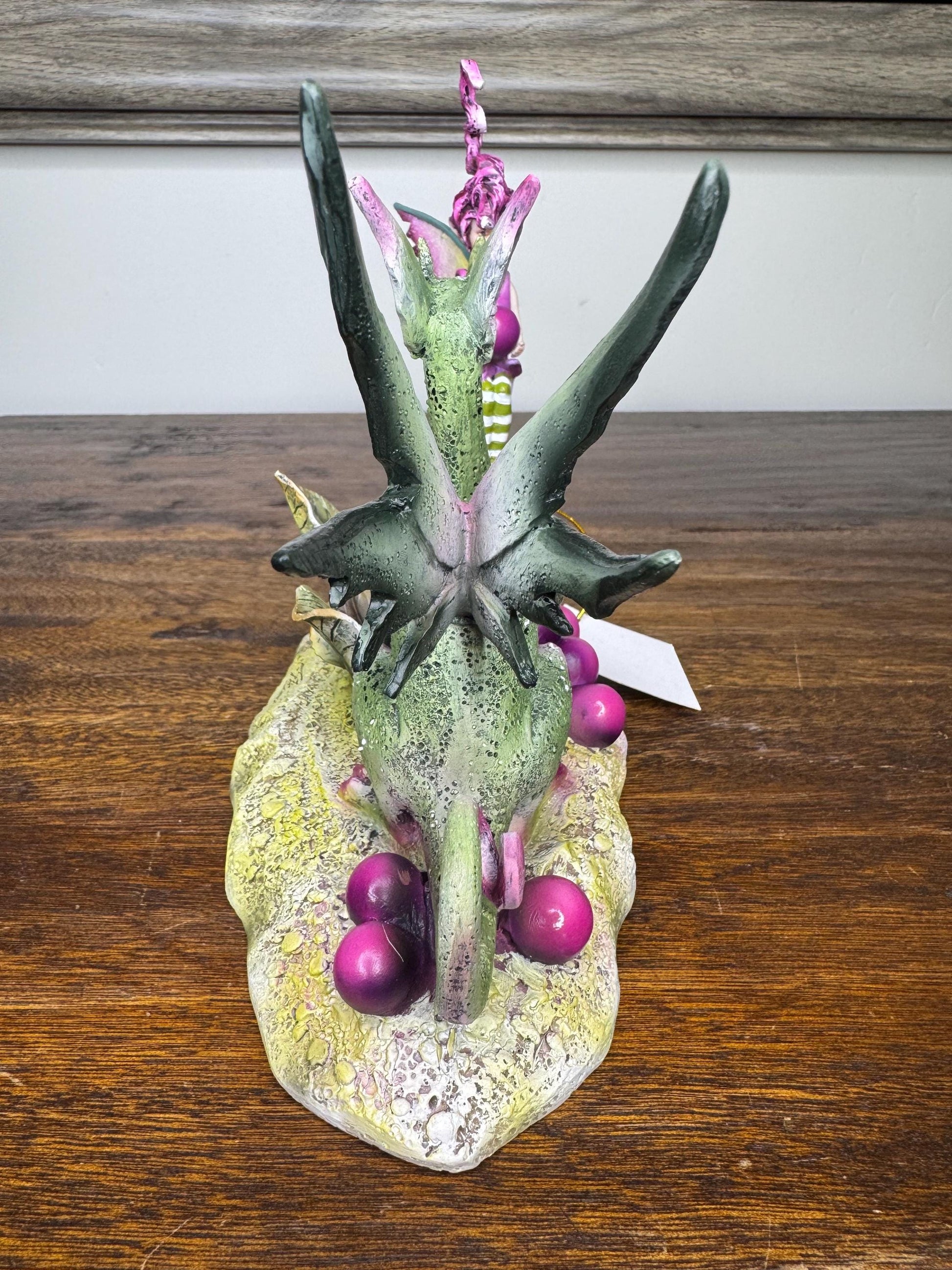 NIB Amy Brown “Always Share Your Grapes” Fairy and Dragon Figurine