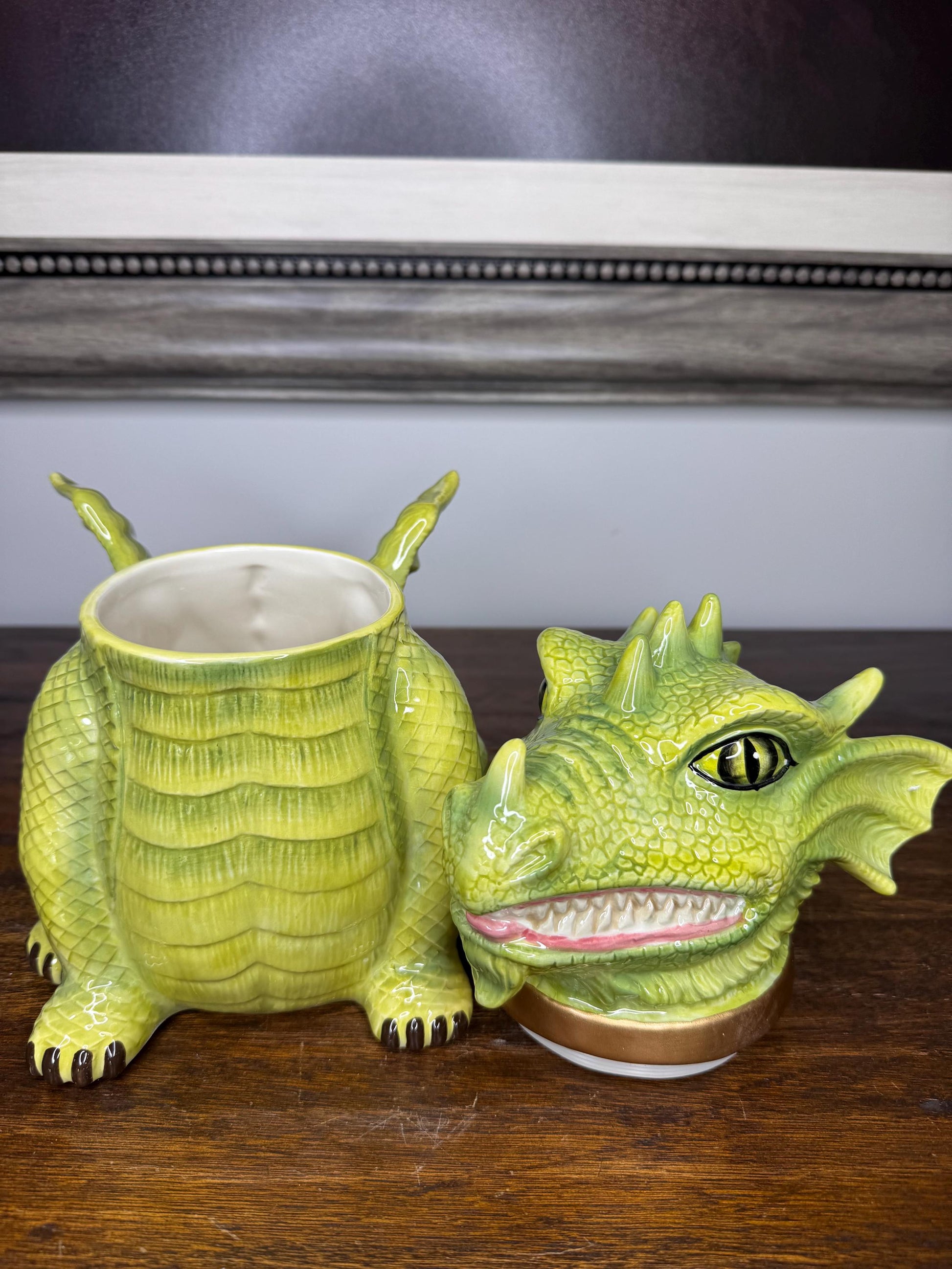 NIB Dragon Cookie Jar