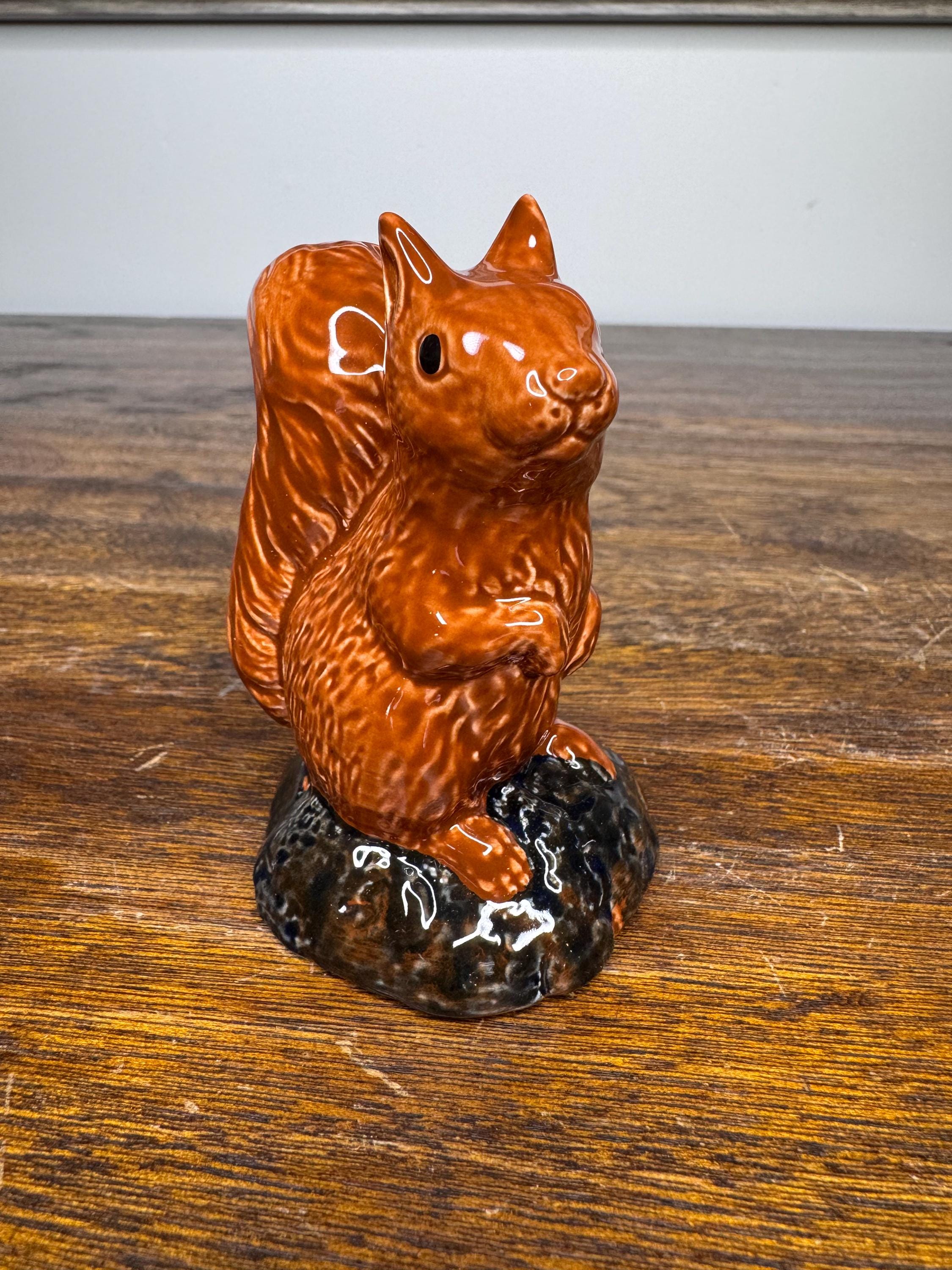 EMPTY Beneagles Scotch Whisky Squirrel Decanter w/ Box by Beswick
