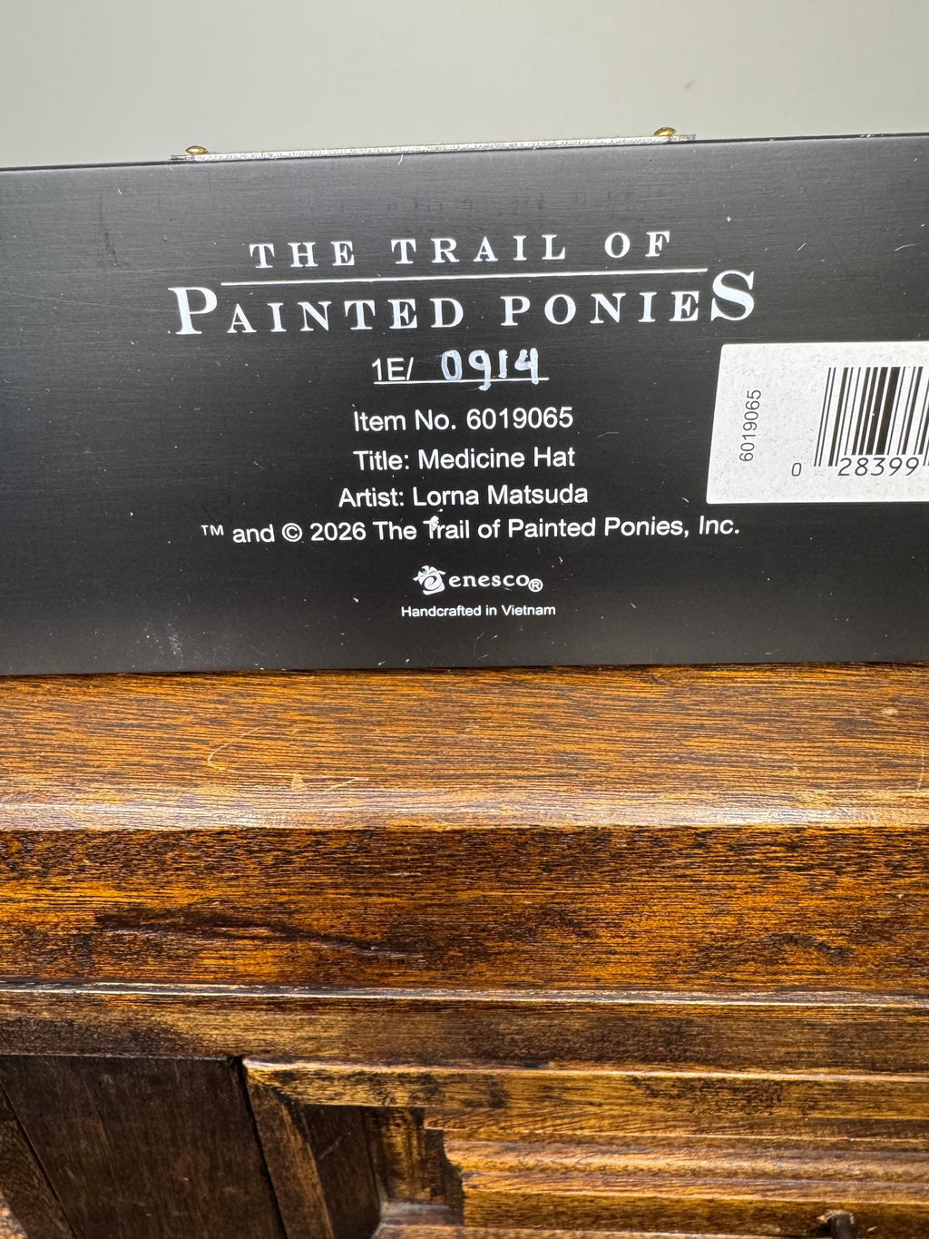 Trail of Painted Ponies Medicine Hat NIB