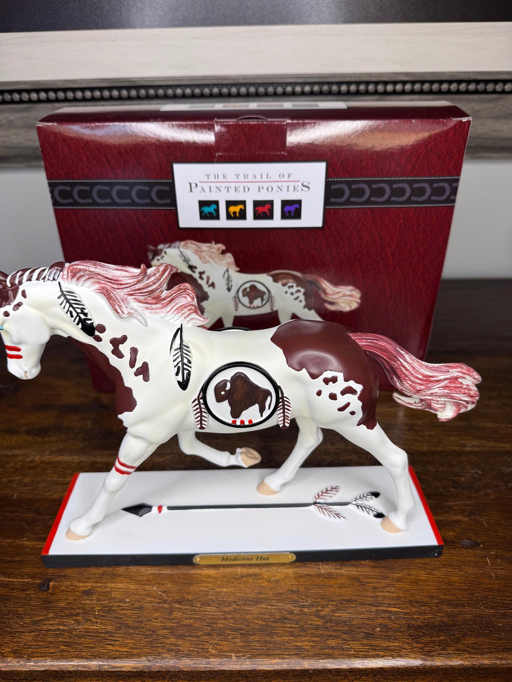 Trail of Painted Ponies Medicine Hat NIB