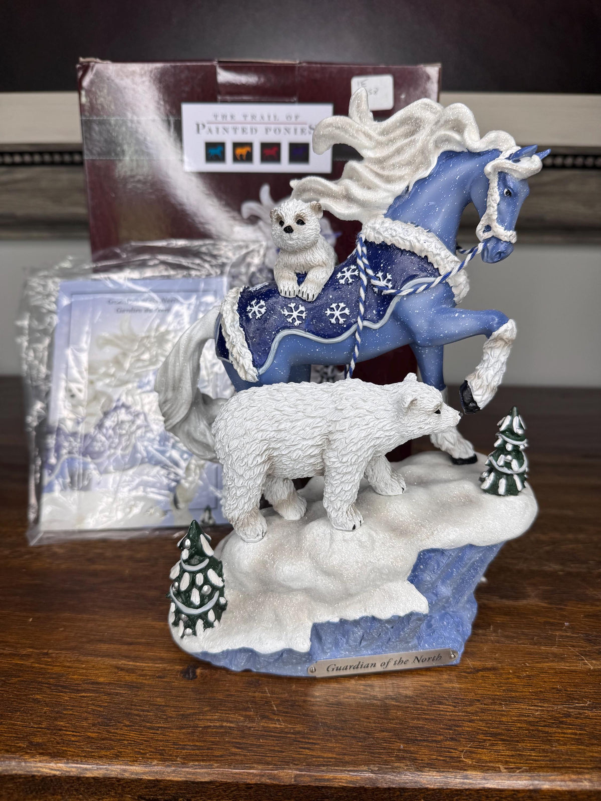 RARE Trail of Painted Ponies Guardian of the North 1E w/ Box, Card