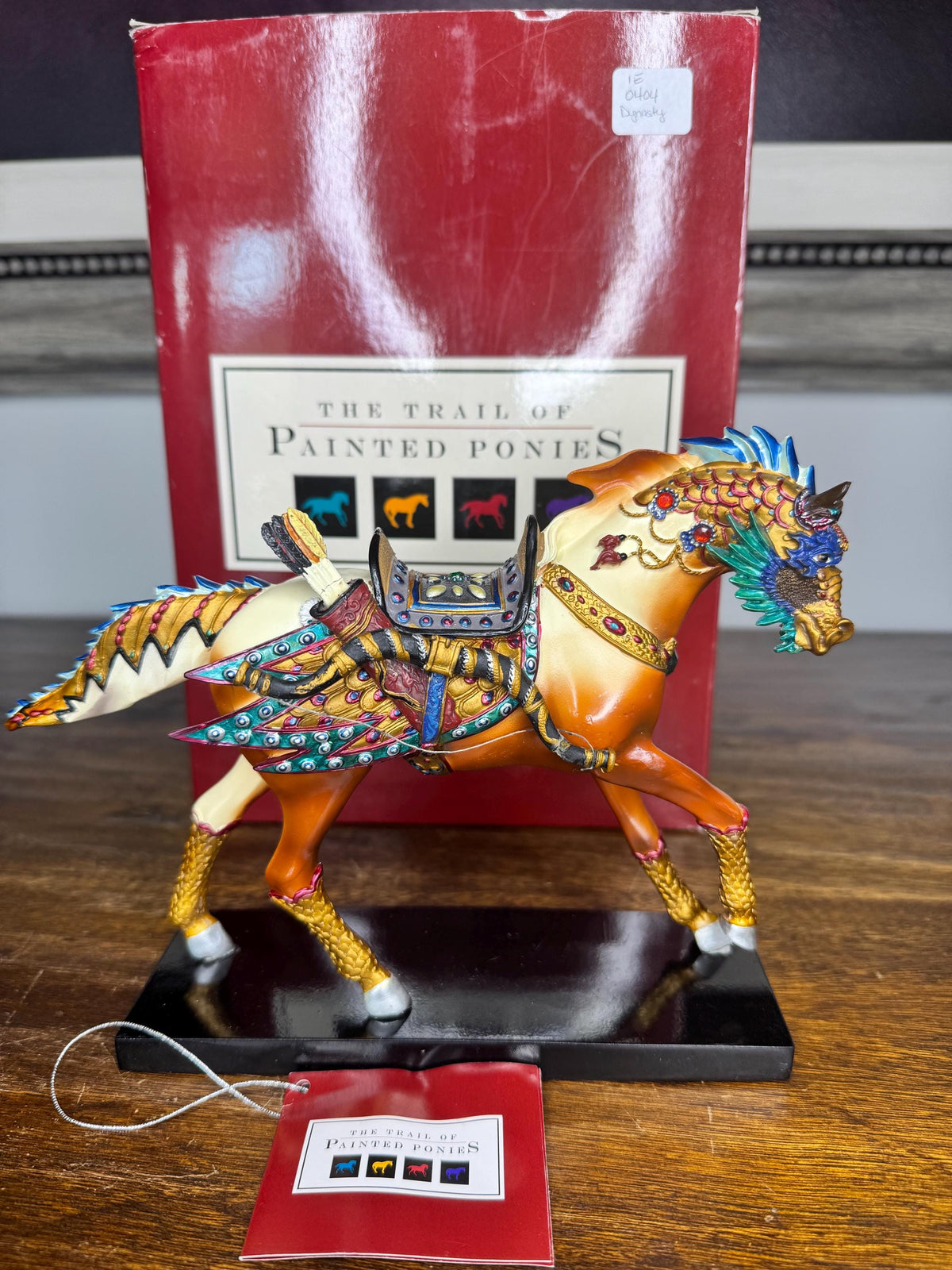 Trail of Painted Ponies Dynasty Pony 1E Low Number w/ Tag, Box