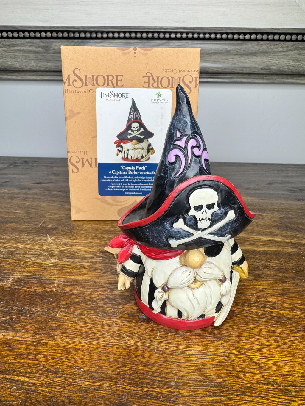 Jim Shore Captain Patch Gnome NIB