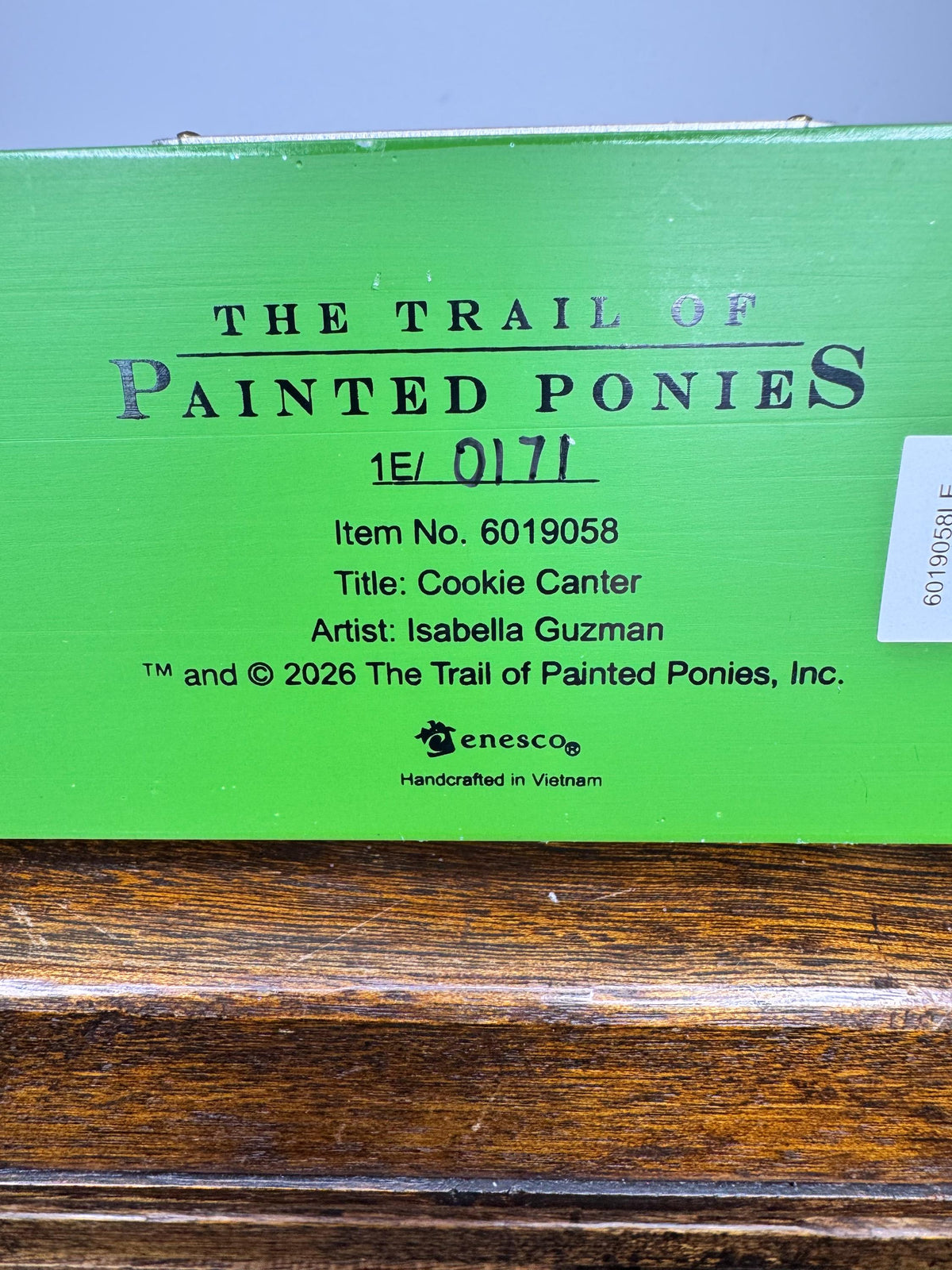NIB Trail of Painted Ponies Cookie Canter 1E Low Number
