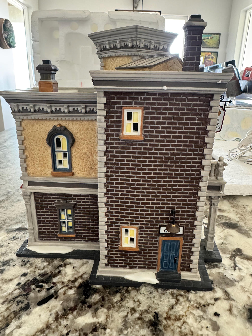 Vintage Dept 56 Light up Building "Jamison Art Center" NO BOX