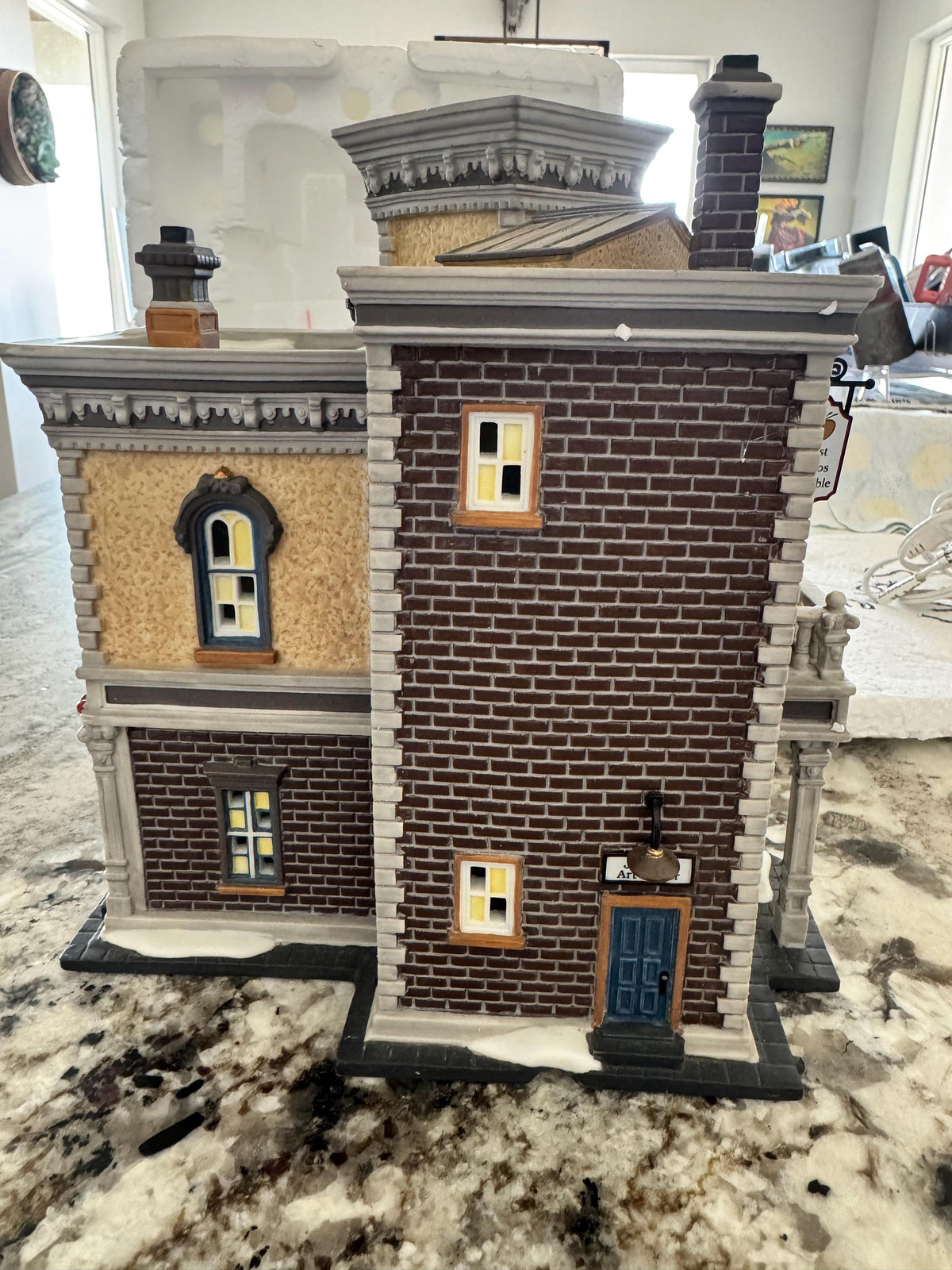 Vintage Dept 56 Light up Building "Jamison Art Center" NO BOX