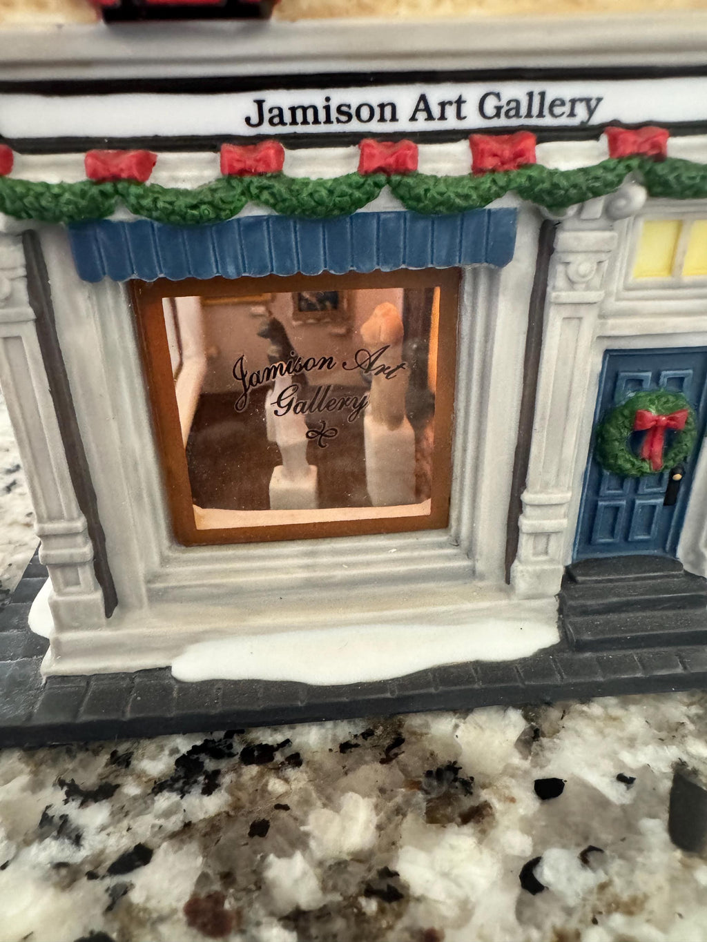 Vintage Dept 56 Light up Building "Jamison Art Center" NO BOX