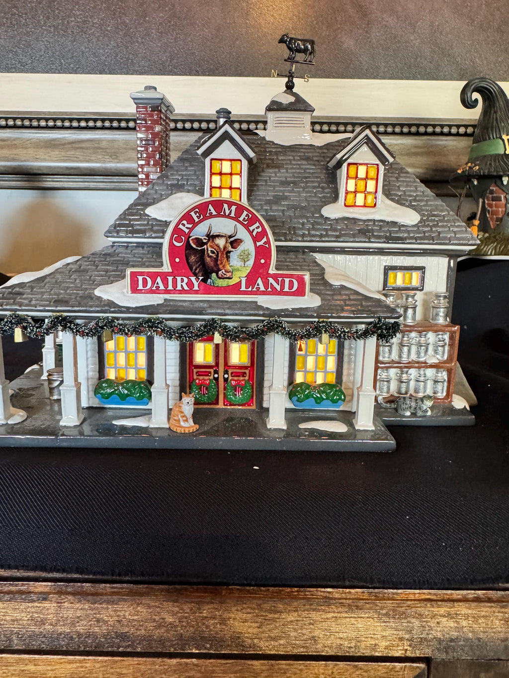 Dept 56 Original Snow Village Dairy Land Creamery w/ Fresh Dairy Delivery Truck in Original Boxes