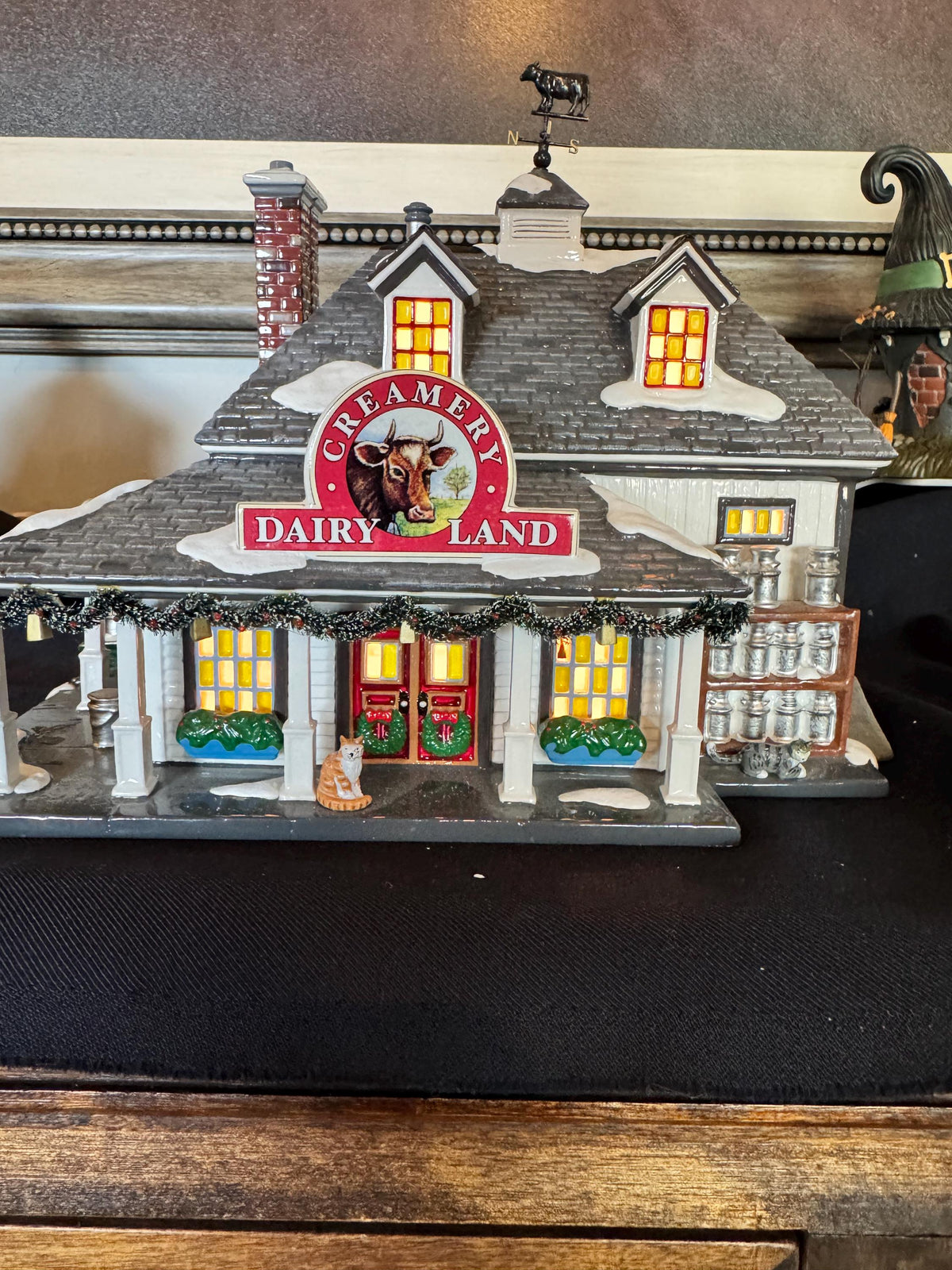 Dept 56 Original Snow Village Dairy Land Creamery w/ Fresh Dairy Delivery Truck in Original Boxes