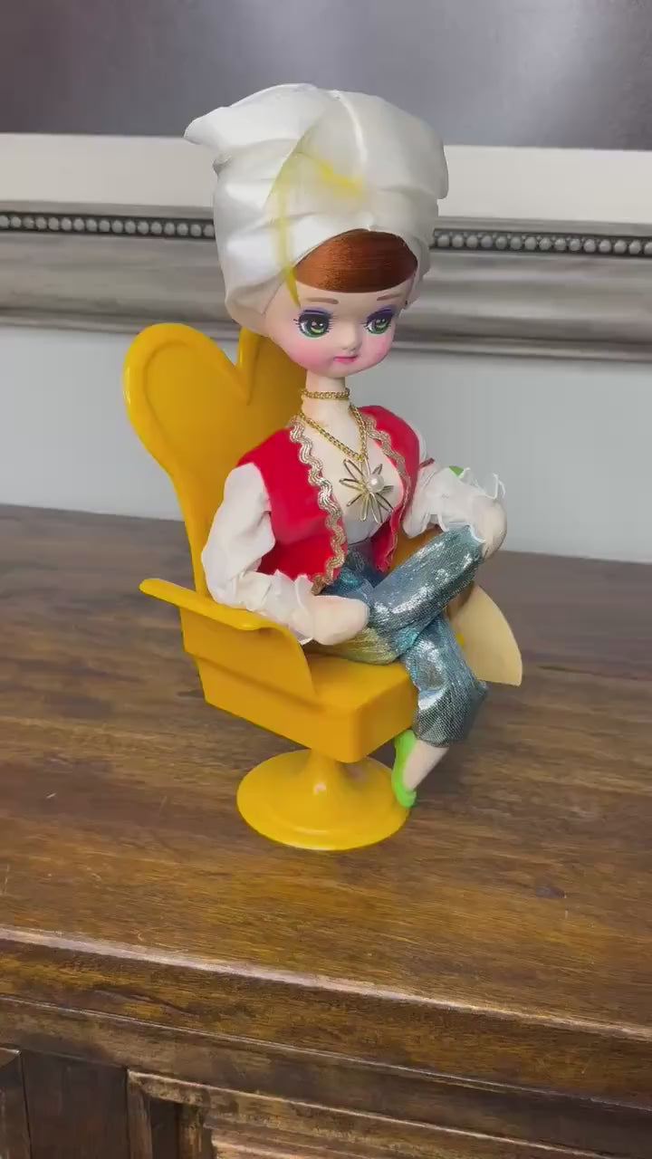 Rare 1960’s Senpo Japanese Musical Fashion Doll